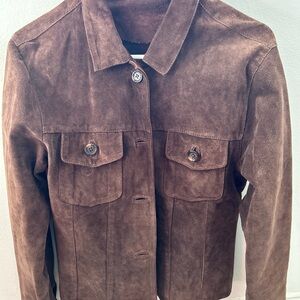 Brown Real Leather Women's Jacket